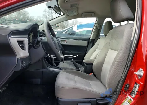 2015 Toyota Corolla L z USA, uszkodzony, nr VIN 2T1BURHE1FC390834